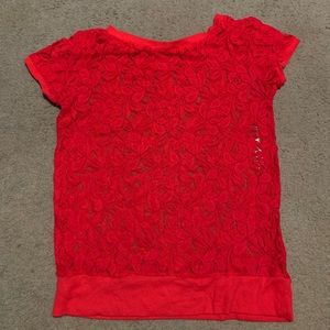 Red Fabric Shirt